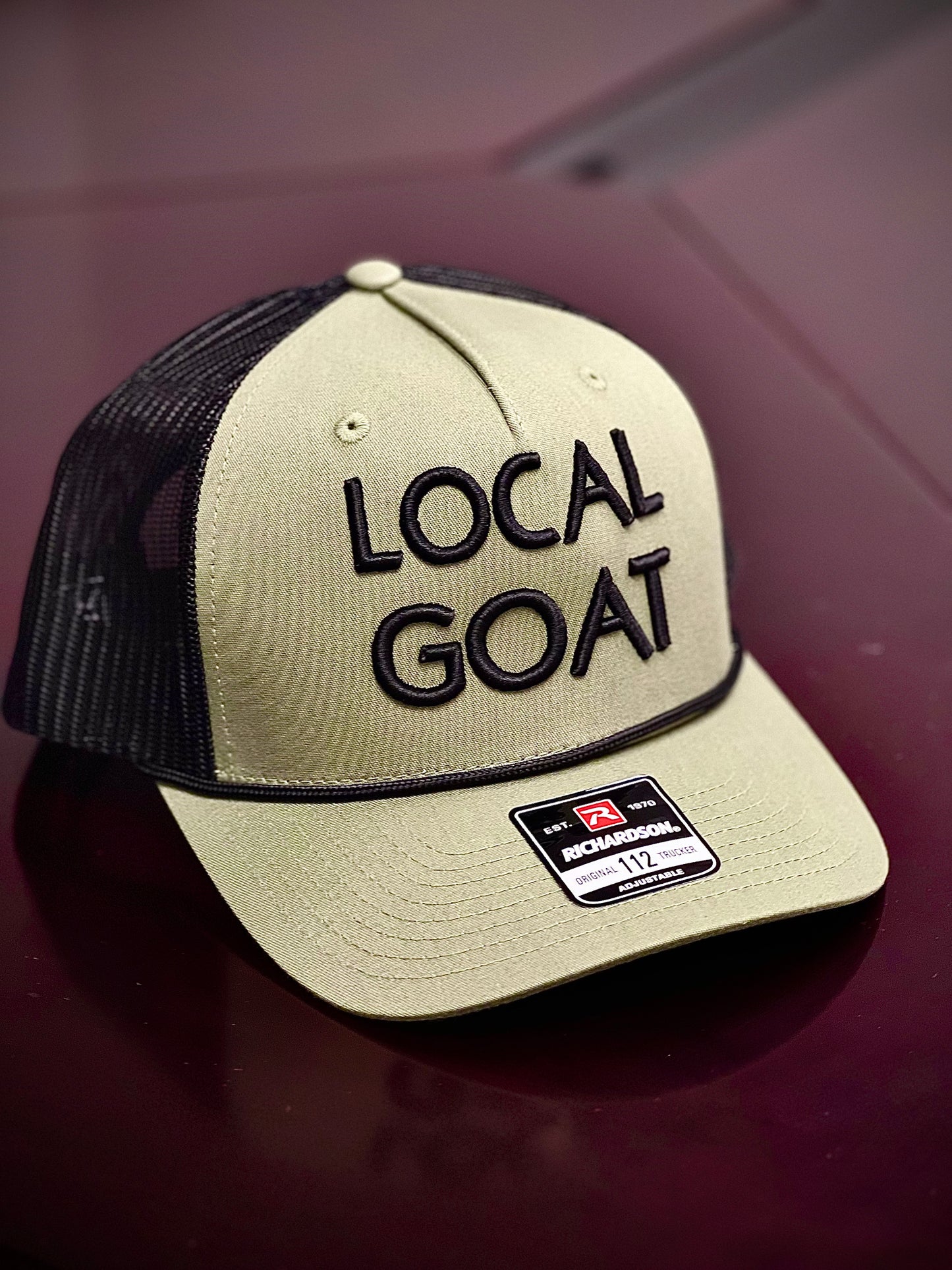 Trucker LG hat with puff embroidery
