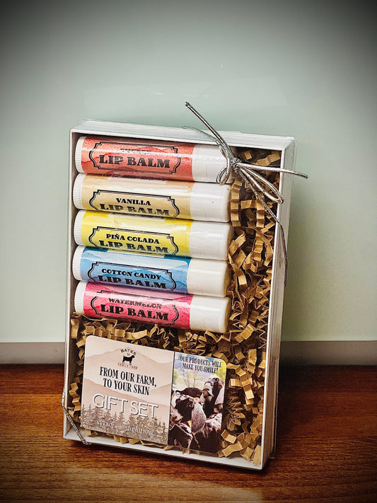 Goat Milk Lip Balms Gift Set