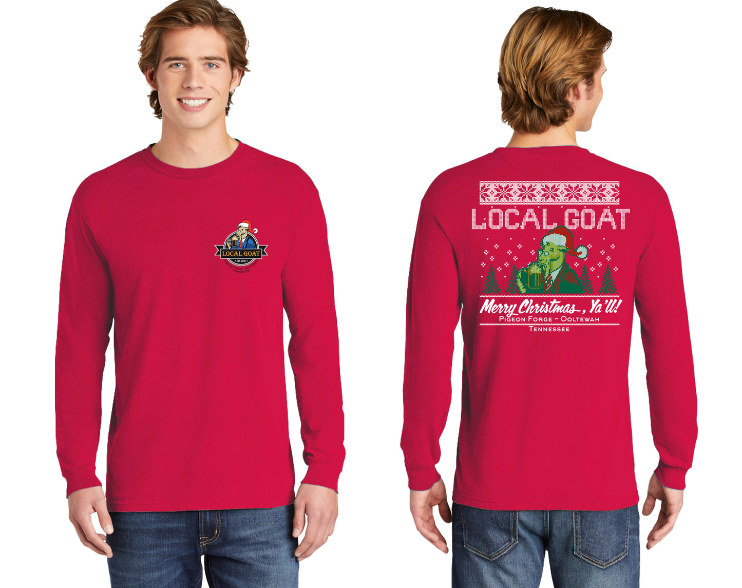 Christmas LOGO long sleeve t-shirt