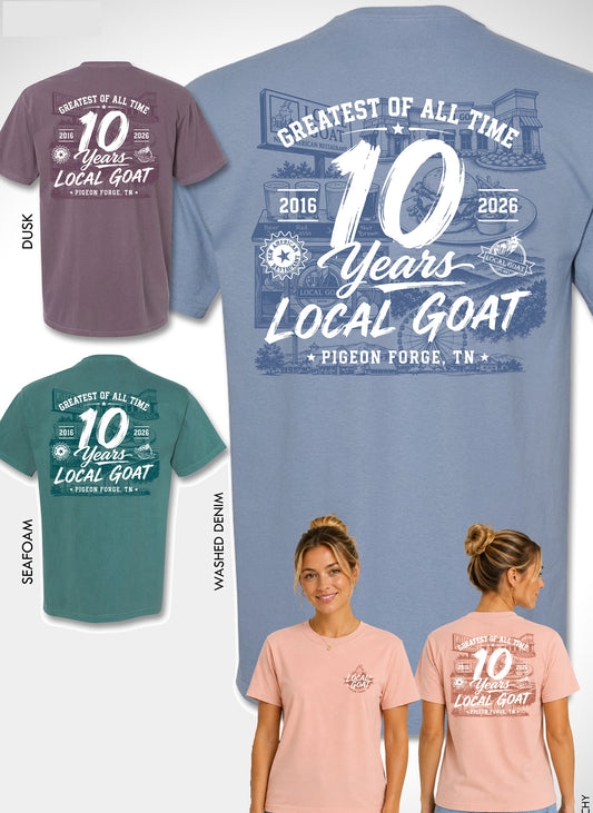 10 Year LG Anniversary shirt